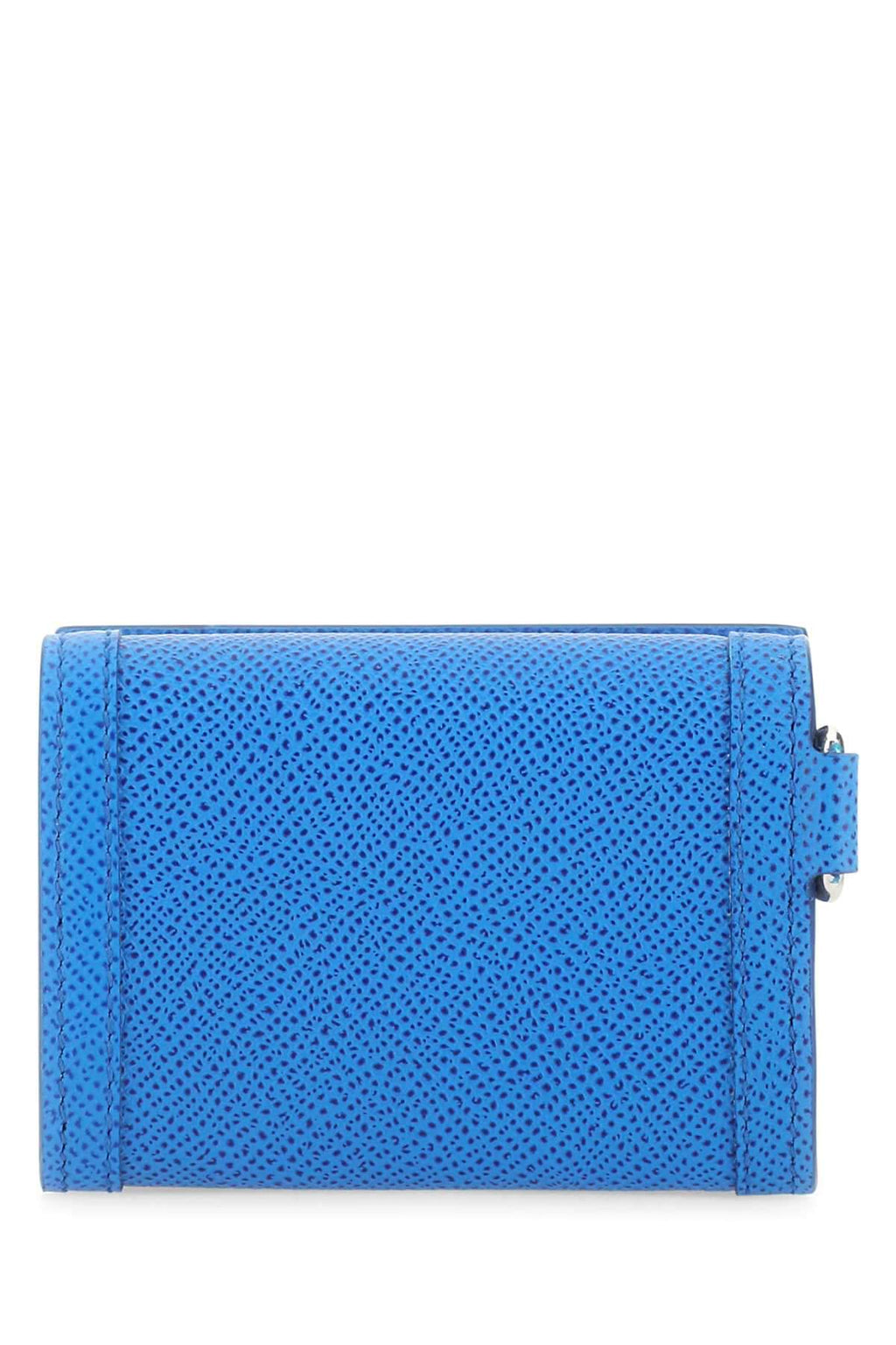 Burberry Men Turquoise Leather Card Holder Luosophy