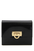 Salvatore Ferragamo Women Black Leather Wallet