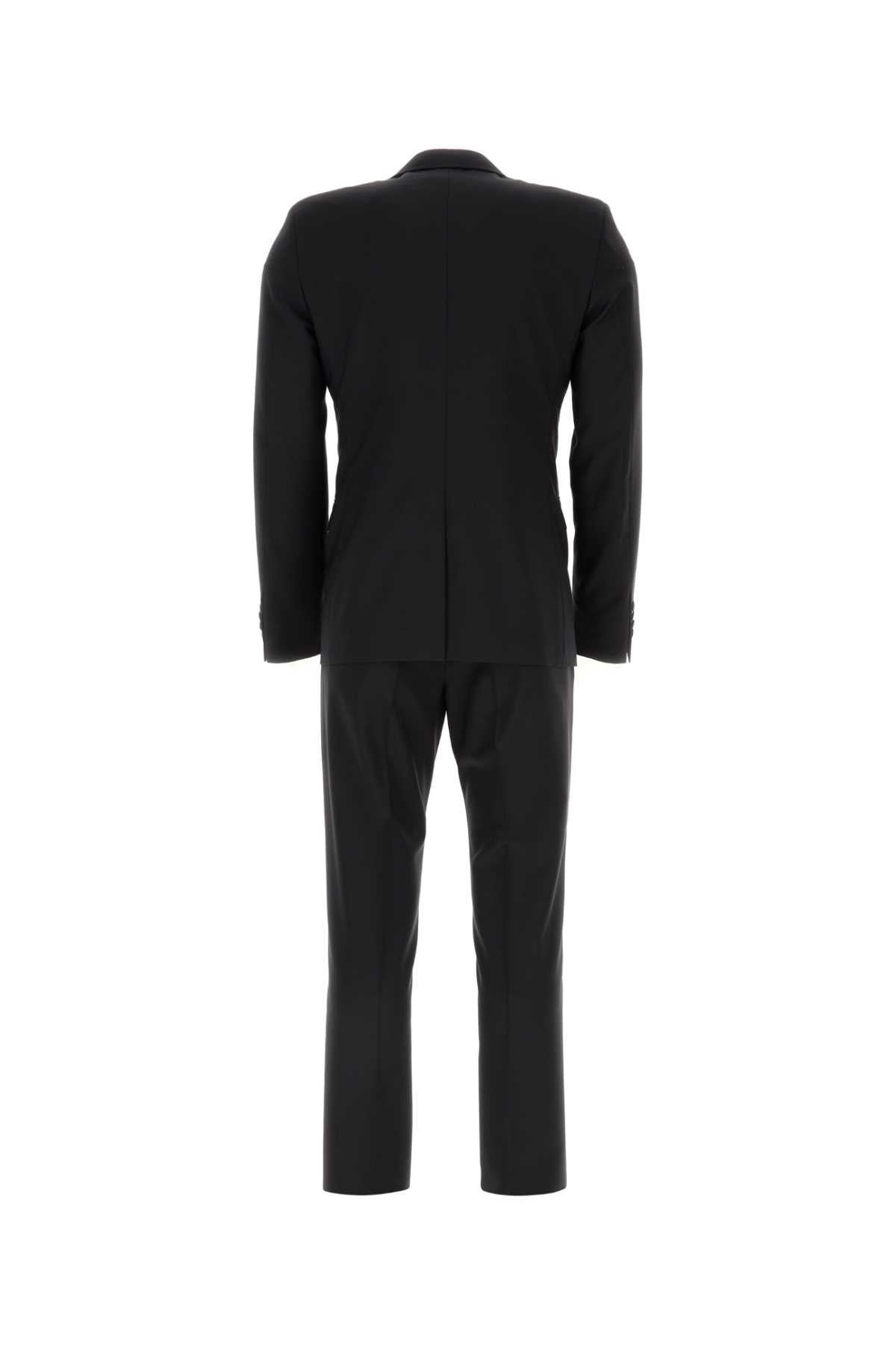 Prada Men Midnight Blue Wool Blend Suit Luosophy