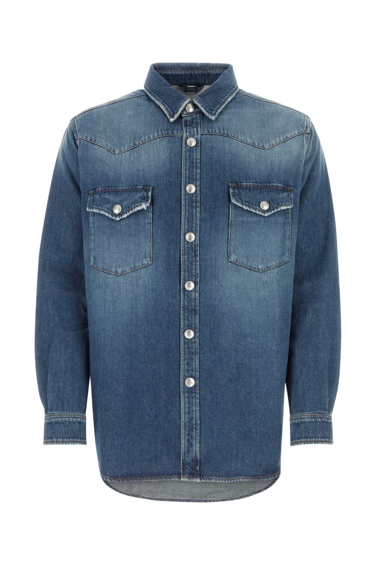 Burberry Men Denim Shirt Luosophy
