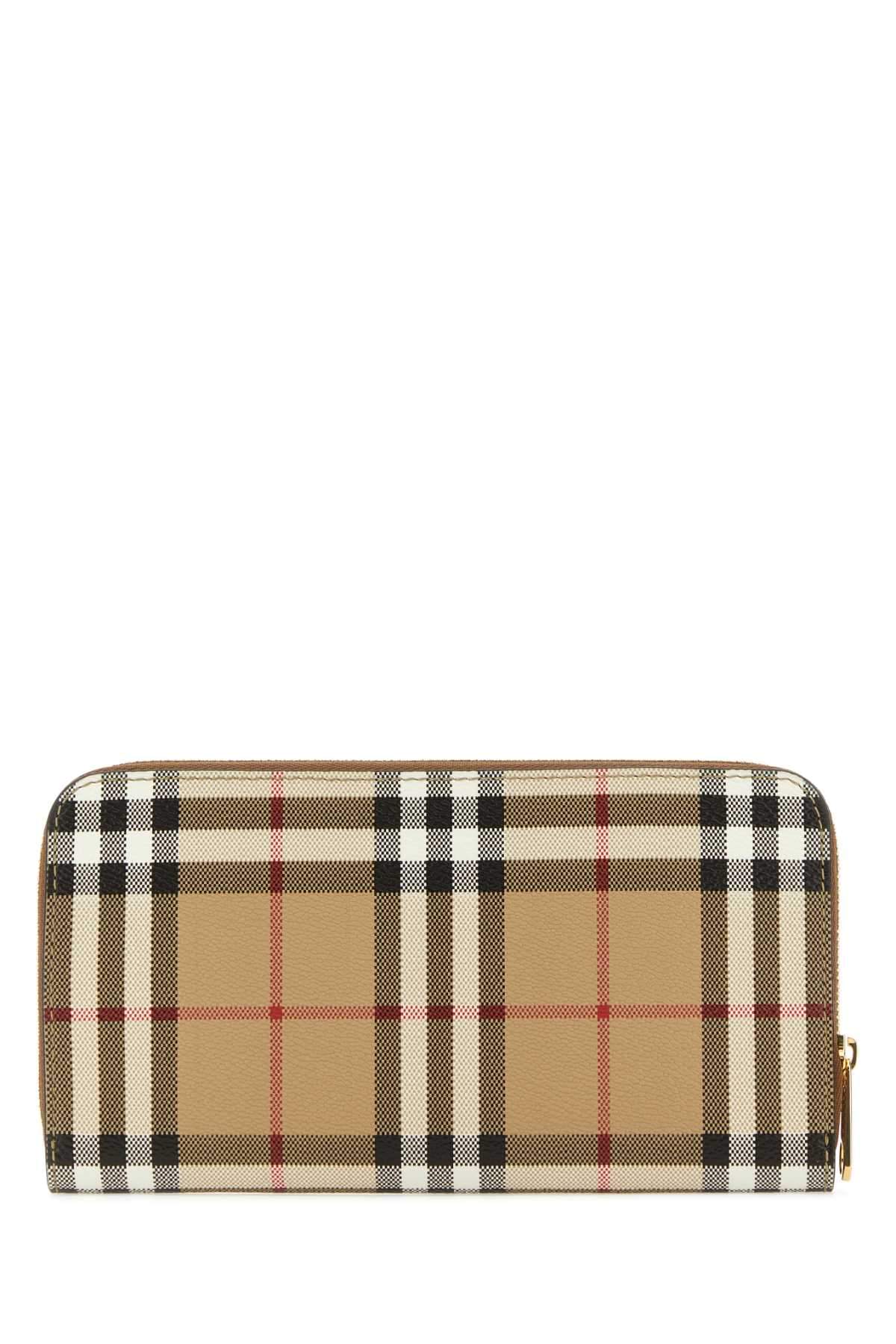 Burberry Women Printed Canvas Wallet Luosophy