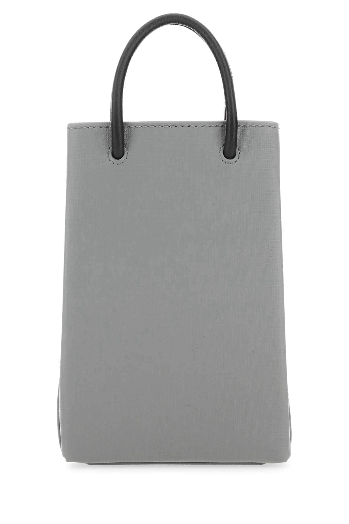 Balenciaga Women Grey Leather Phone Case Luosophy