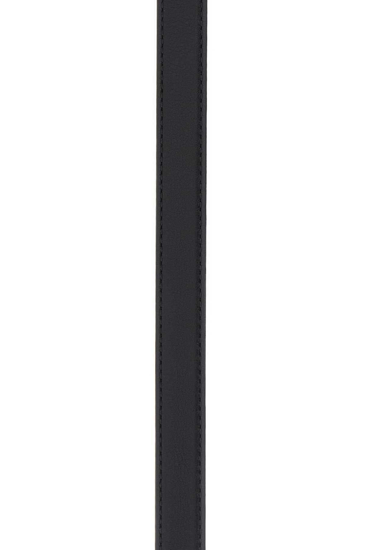 Alexander Mcqueen Men Black Leather Belt Luosophy