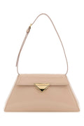 Prada Women Powder Pink Leather Shoulder Bag Luosophy