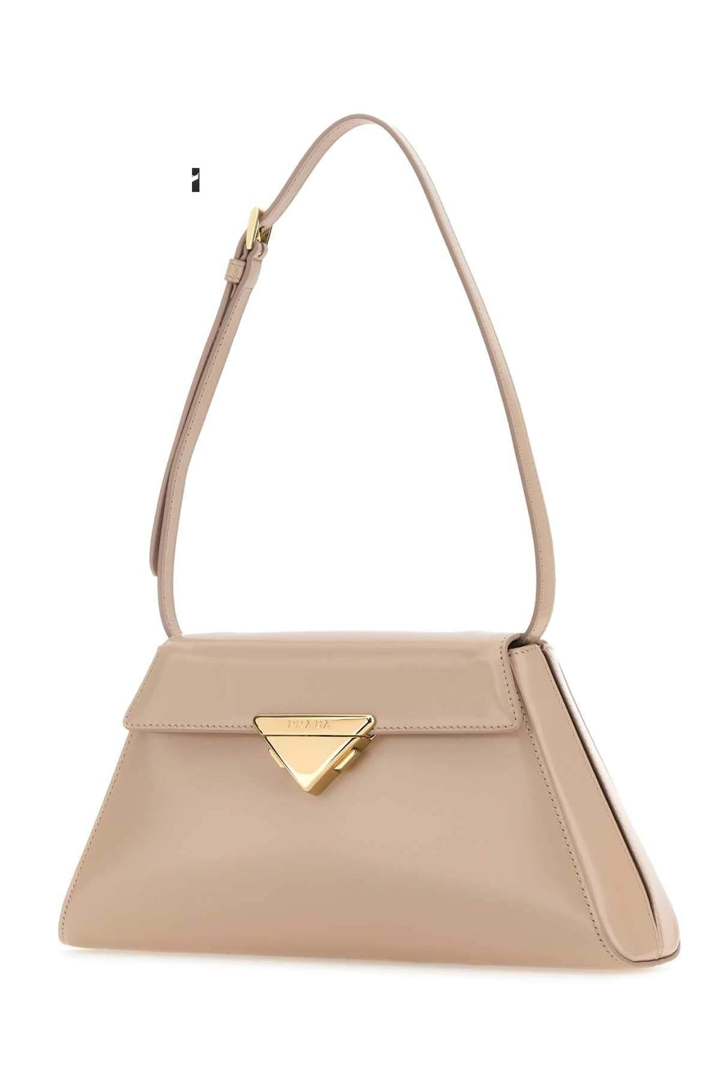 Prada Women Powder Pink Leather Shoulder Bag Luosophy