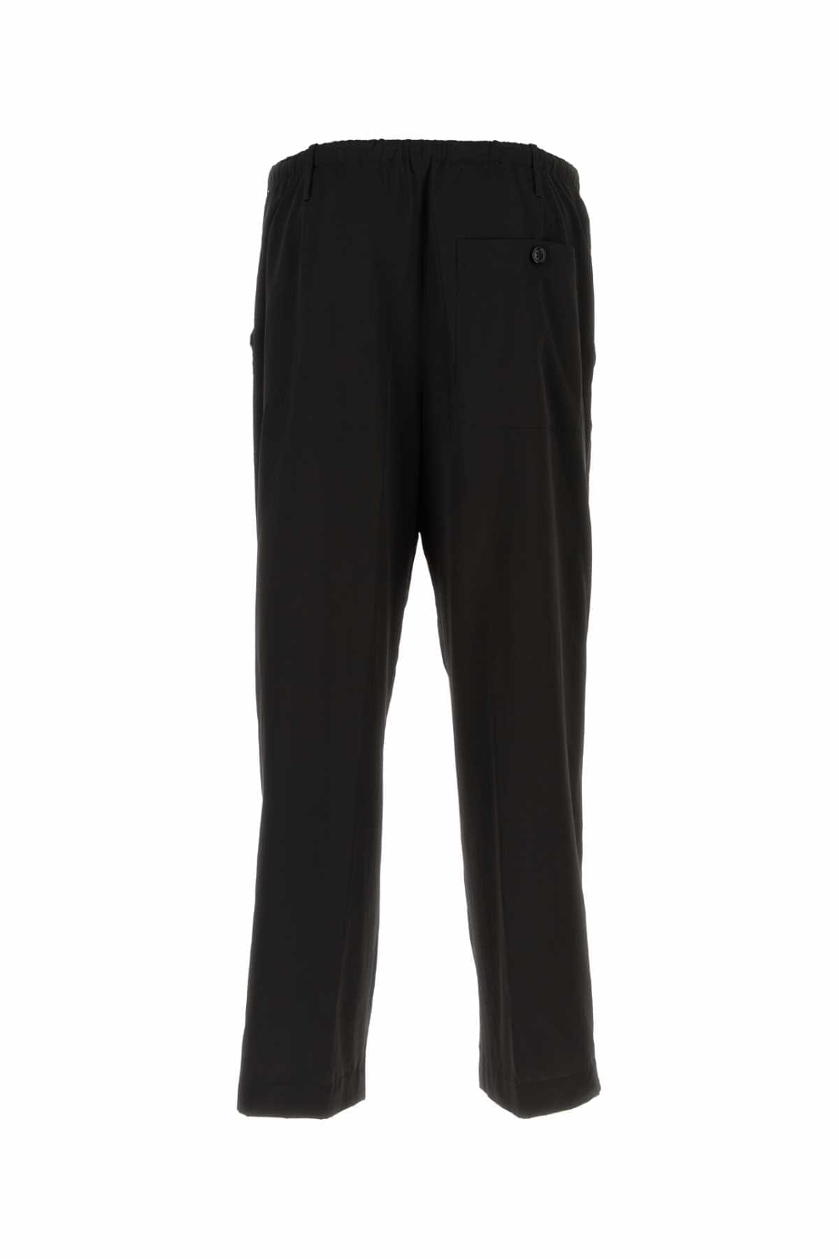 Dries Van Noten Men Black Viscose Blend Pant Luosophy