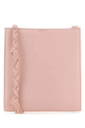 Jil Sander Women Pink Leather Tangle Shoulder Bag Luosophy