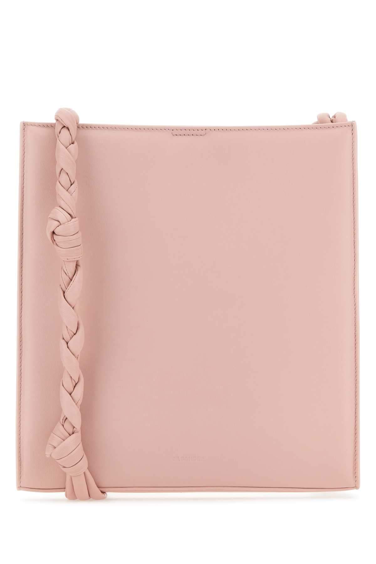 Jil Sander Women Pink Leather Tangle Shoulder Bag Luosophy