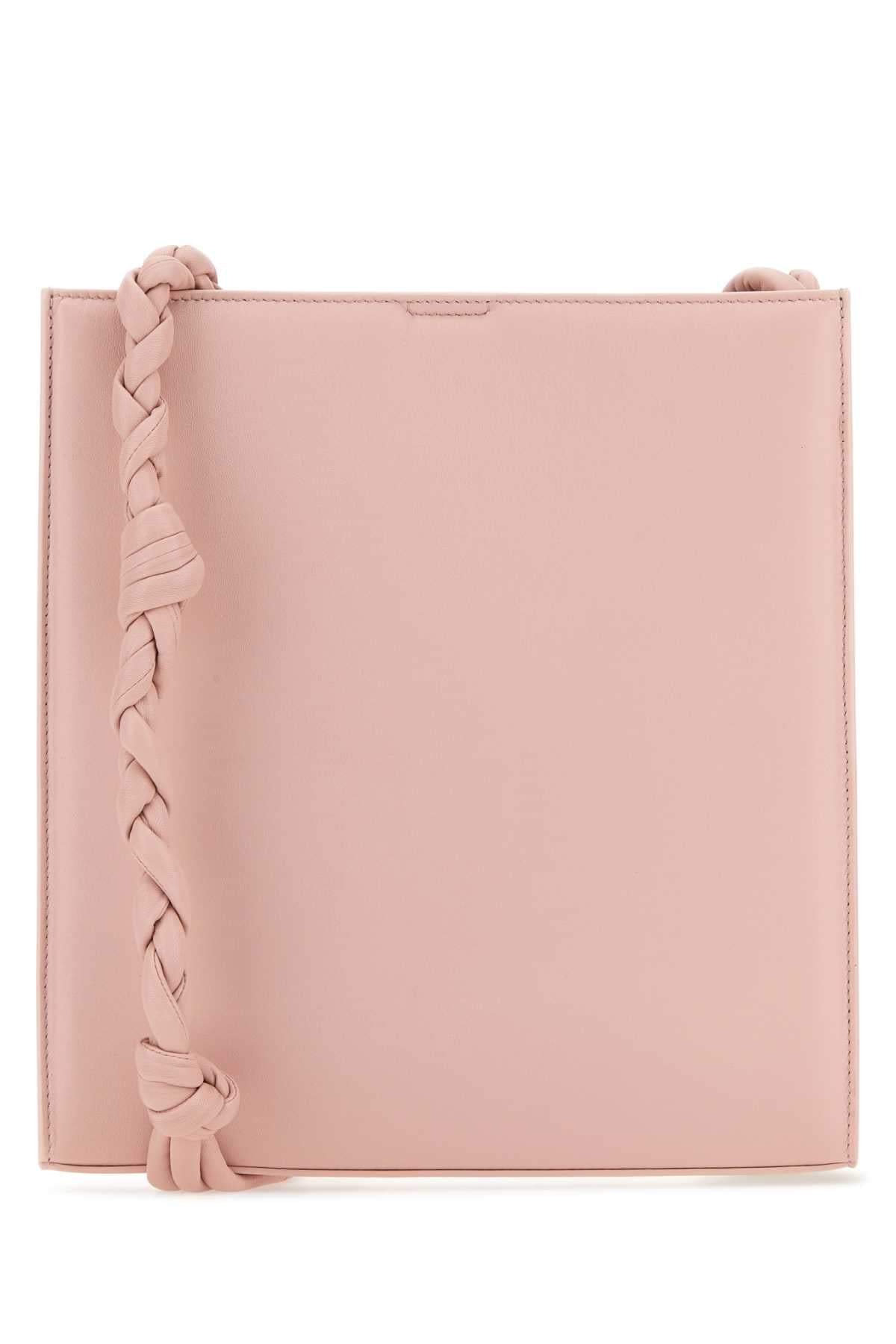 Jil Sander Women Pink Leather Tangle Shoulder Bag Luosophy