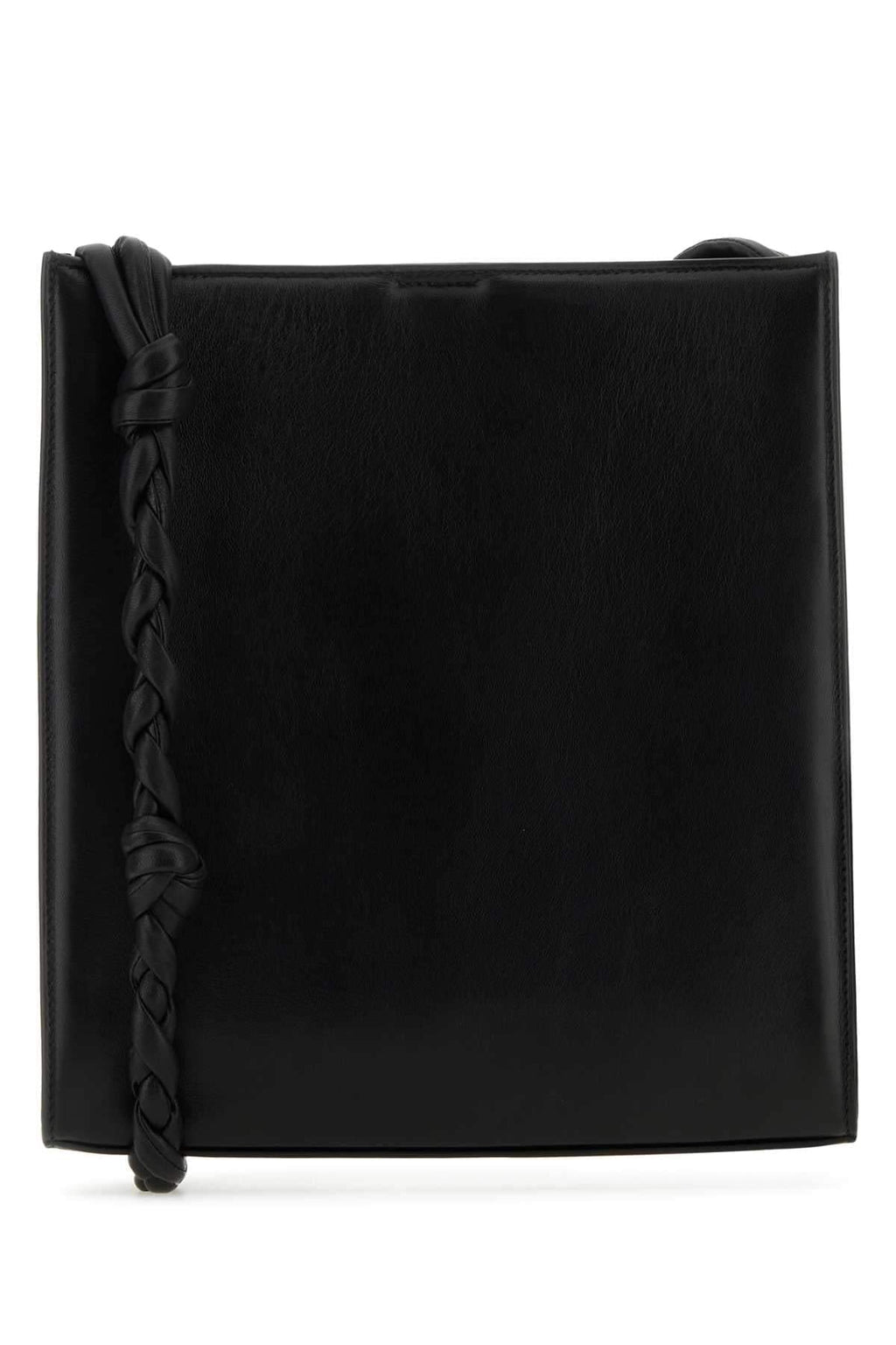 Jil Sander Women Black Leather Medium Tangle Shoulder Bag Luosophy