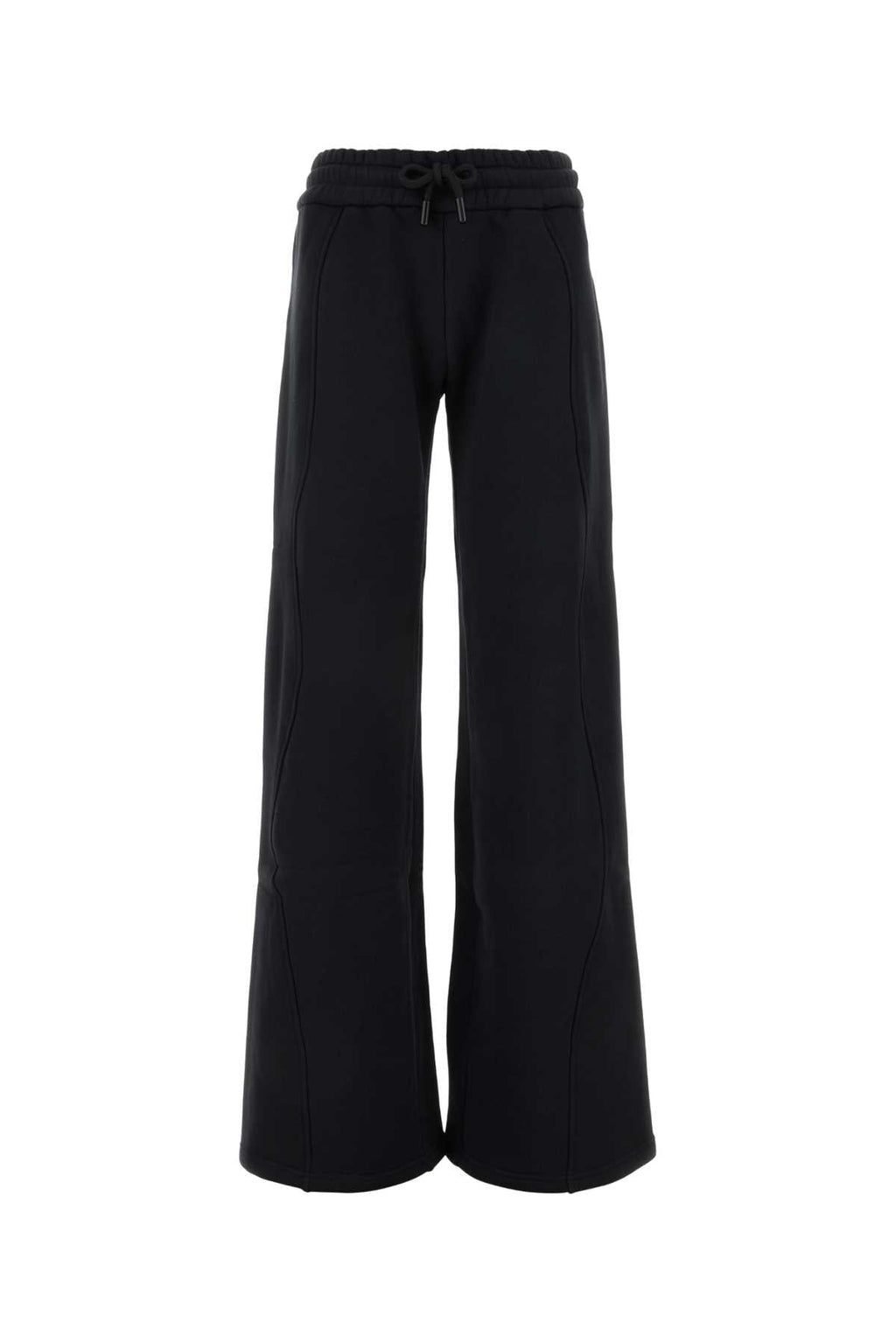 Off White Women Black Cotton Joggers Luosophy