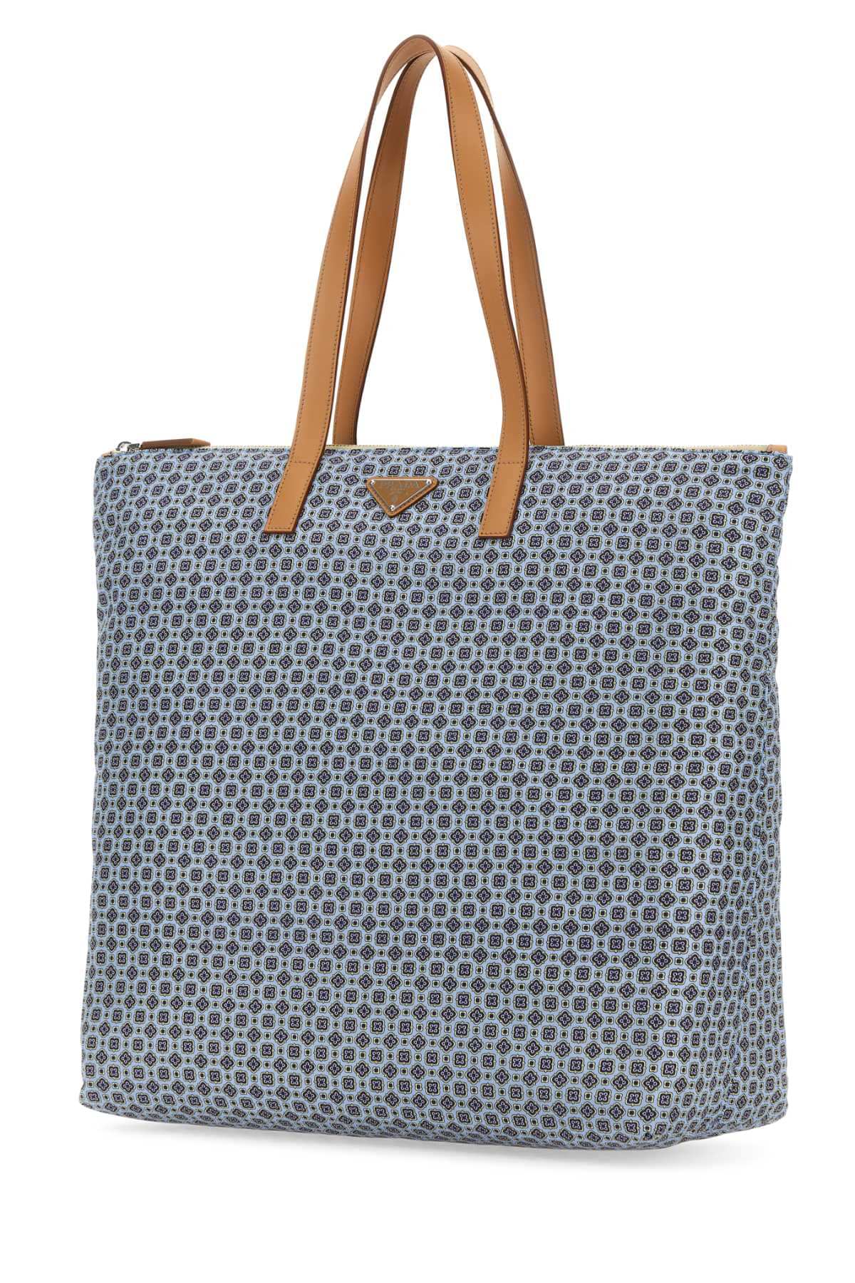 Prada Men Printed Re-Nylon Shopping Bag Luosophy
