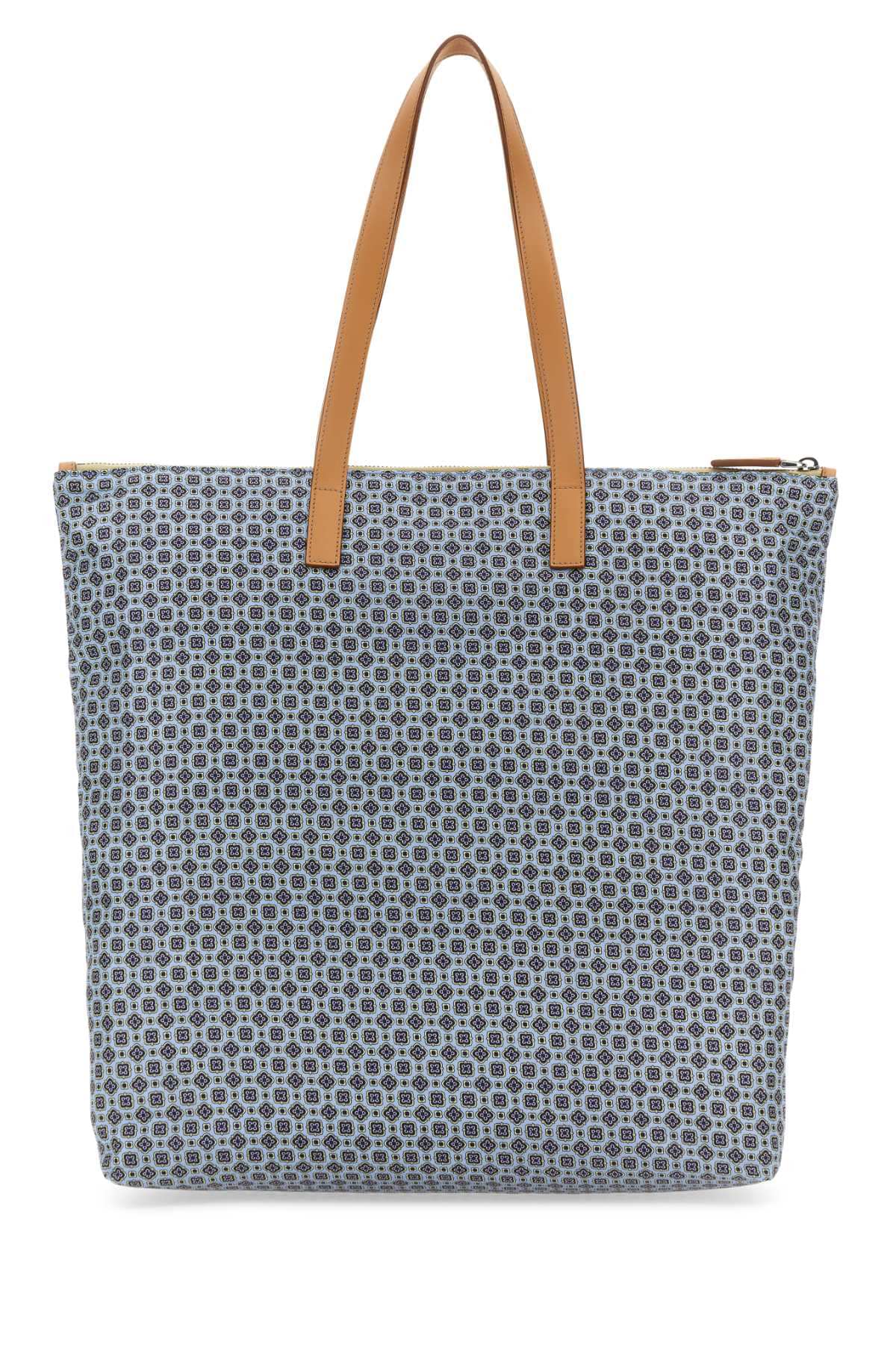 Prada Men Printed Re-Nylon Shopping Bag Luosophy