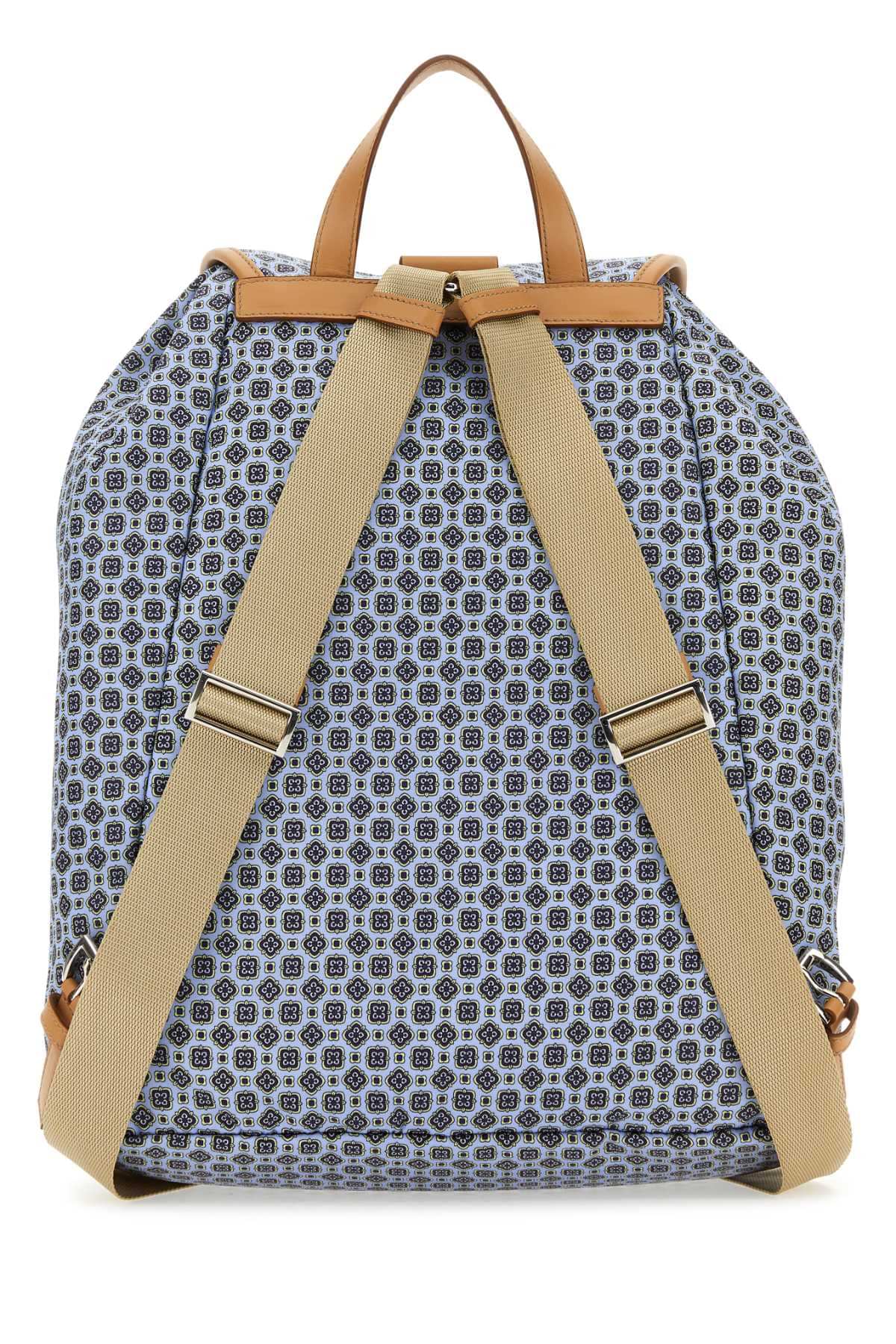 Prada Men Printed Re-Nylon Backpack Luosophy