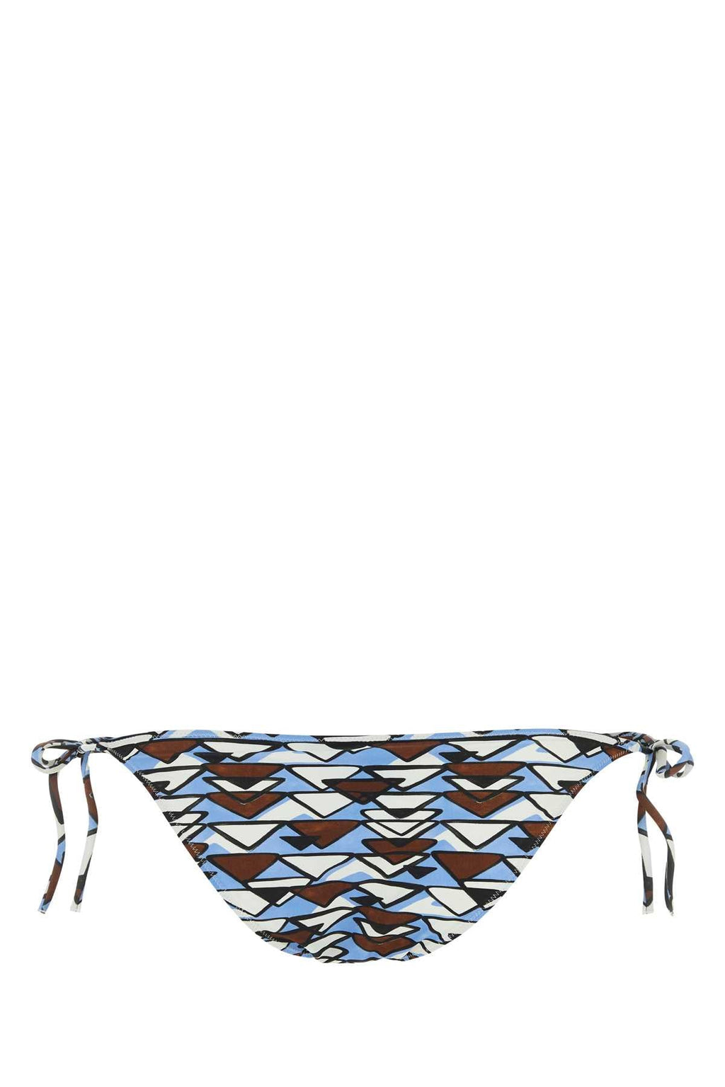 Prada Women Printed Stretch Nylon Bikini Bottom Luosophy