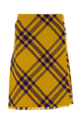 Burberry Women Embroidered Wool Skirt