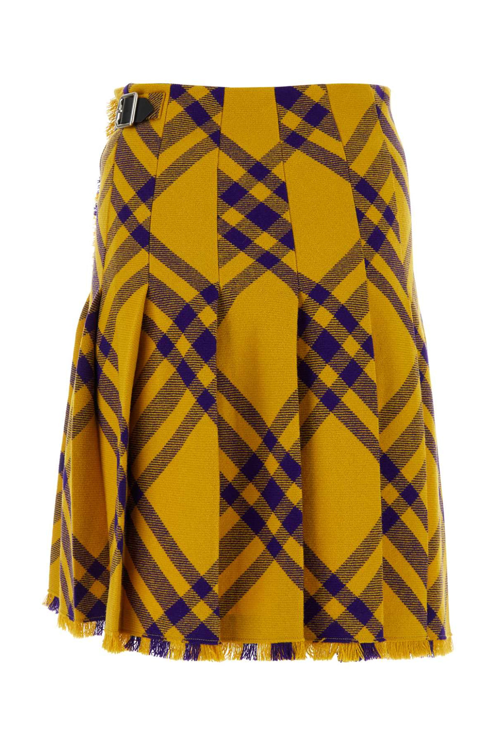 Burberry Women Embroidered Wool Skirt