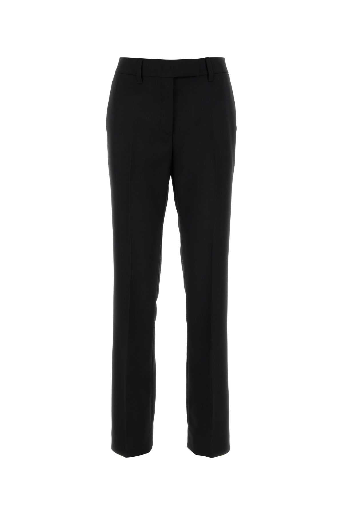 Prada Women Black Wool Pant Luosophy