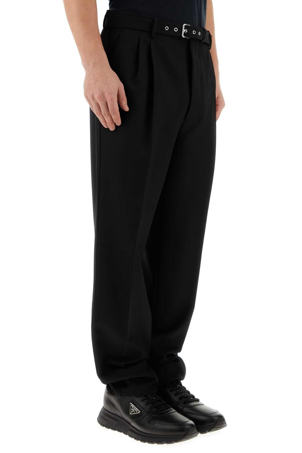 Prada Men Black Wool Pant Luosophy