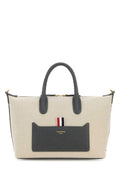 Thom Browne Women Sand Canvas Duffle Small Handbag Luosophy