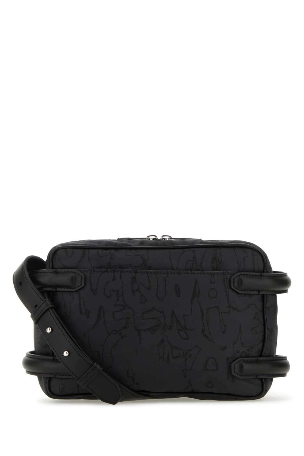 Alexander Mcqueen Men Black Nylon Harness Crossbody Bag Luosophy