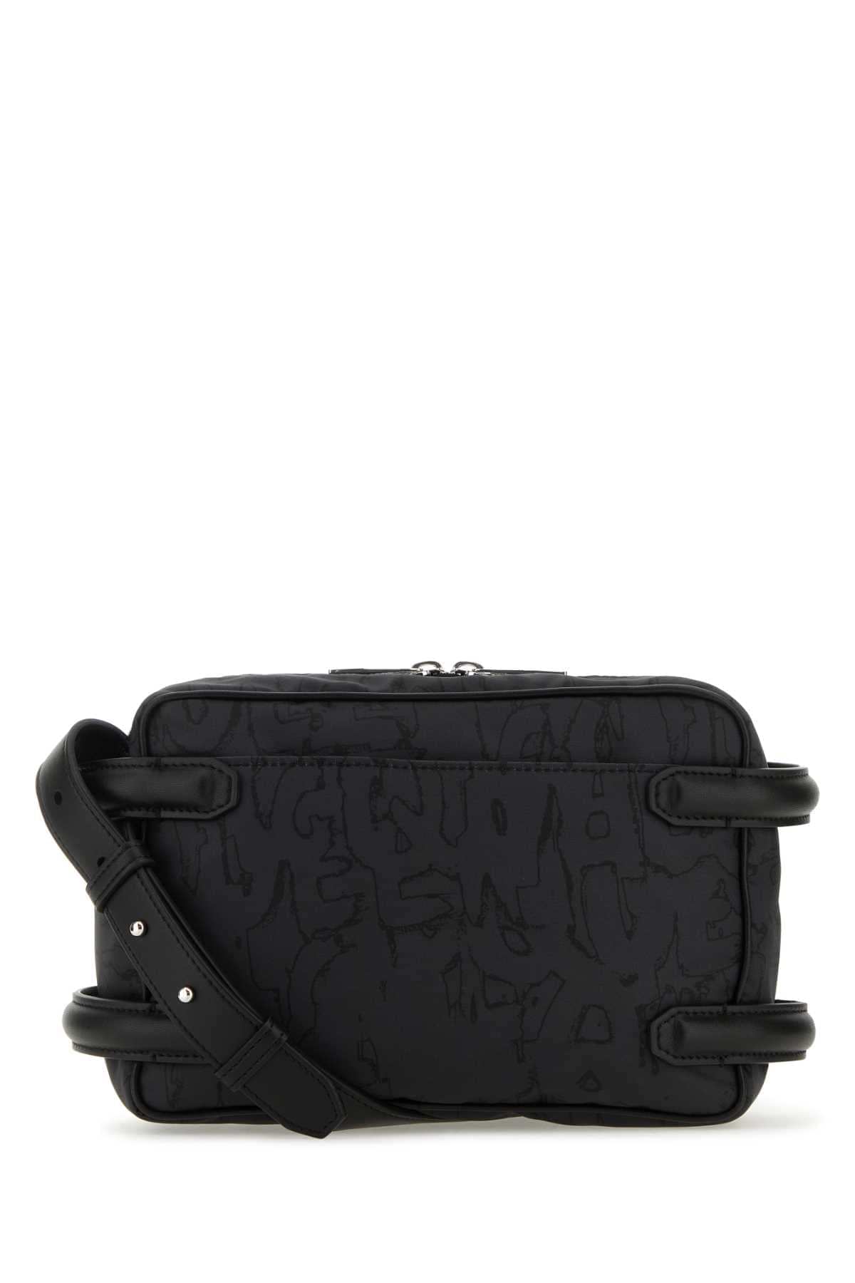 Alexander Mcqueen Men Black Nylon Harness Crossbody Bag Luosophy