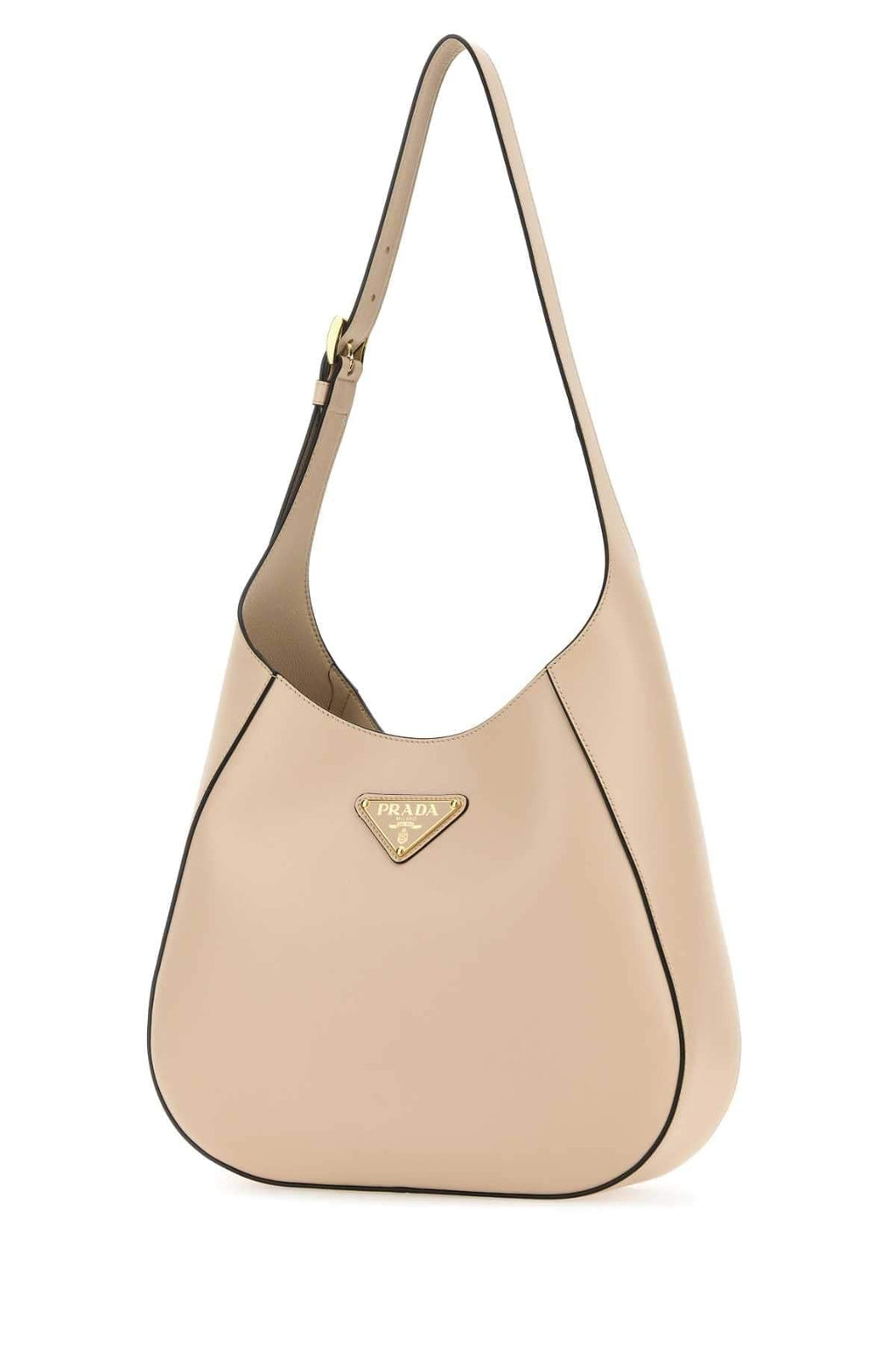 Prada Women Powder Pink Leather Shoulder Bag Luosophy
