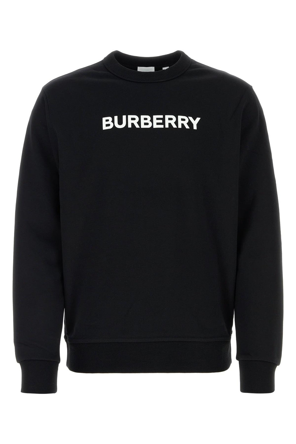 Burberry Men Black Stretch Cotton Oversize Sweater Luosophy