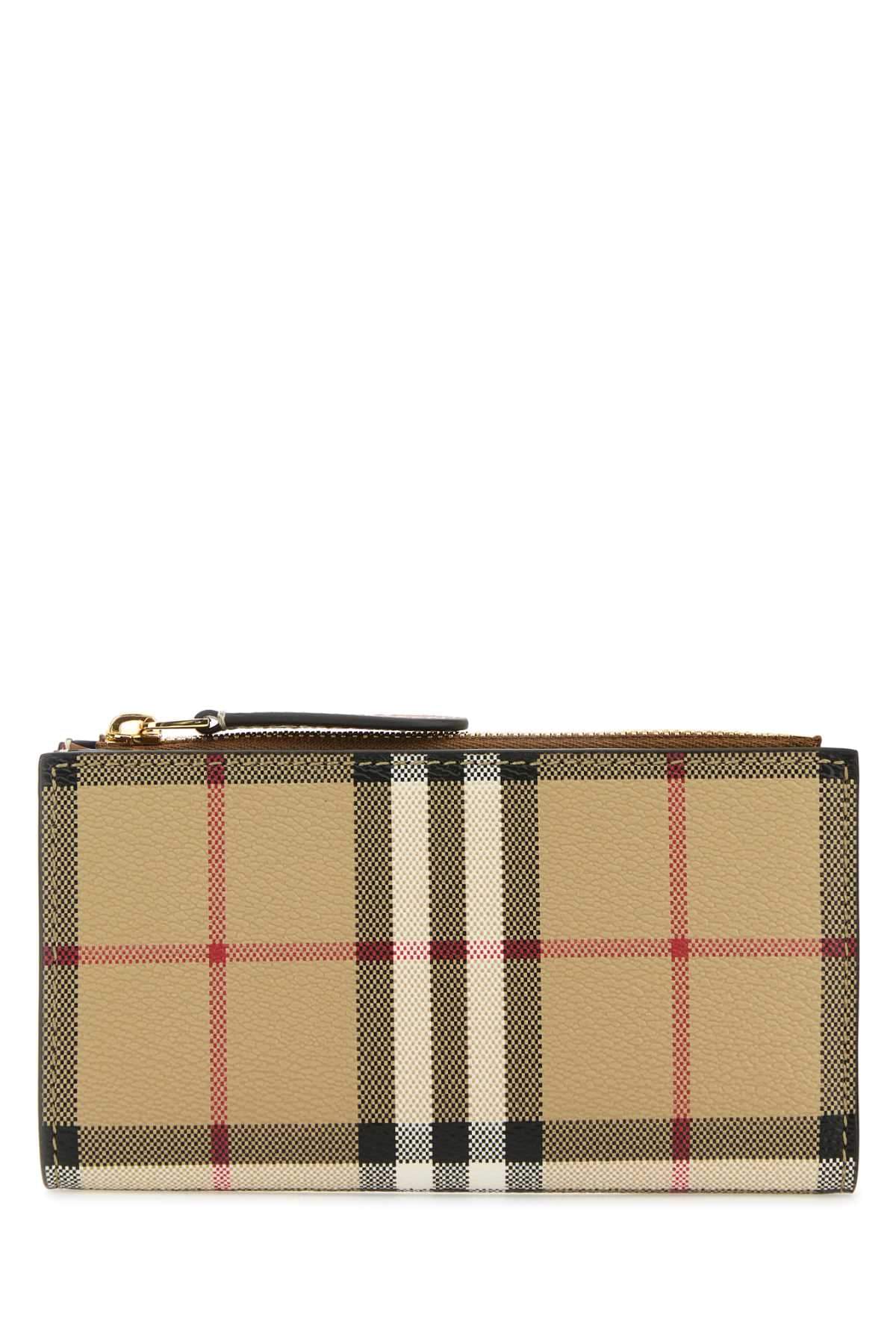 Burberry Women Printed Canvas Wallet Luosophy