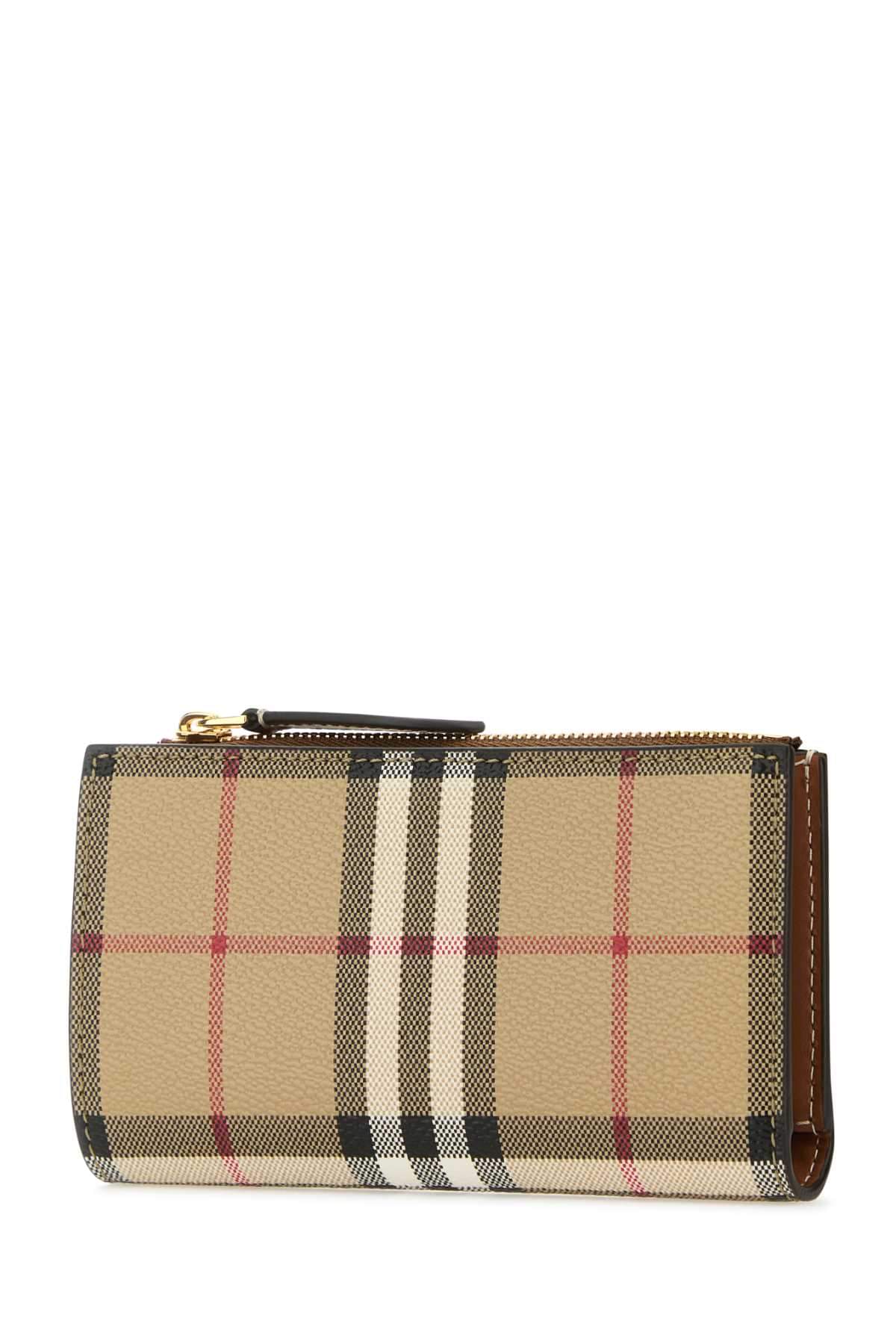 Burberry Women Printed Canvas Wallet Luosophy