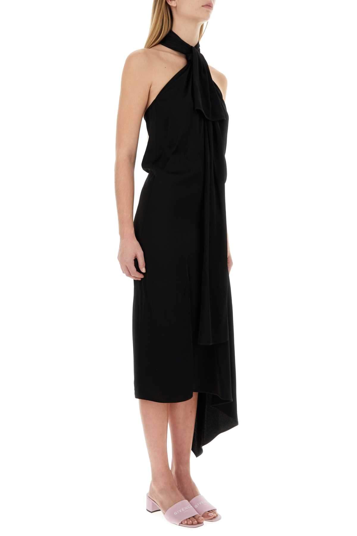 Givenchy Women Black Crepe Dress Luosophy