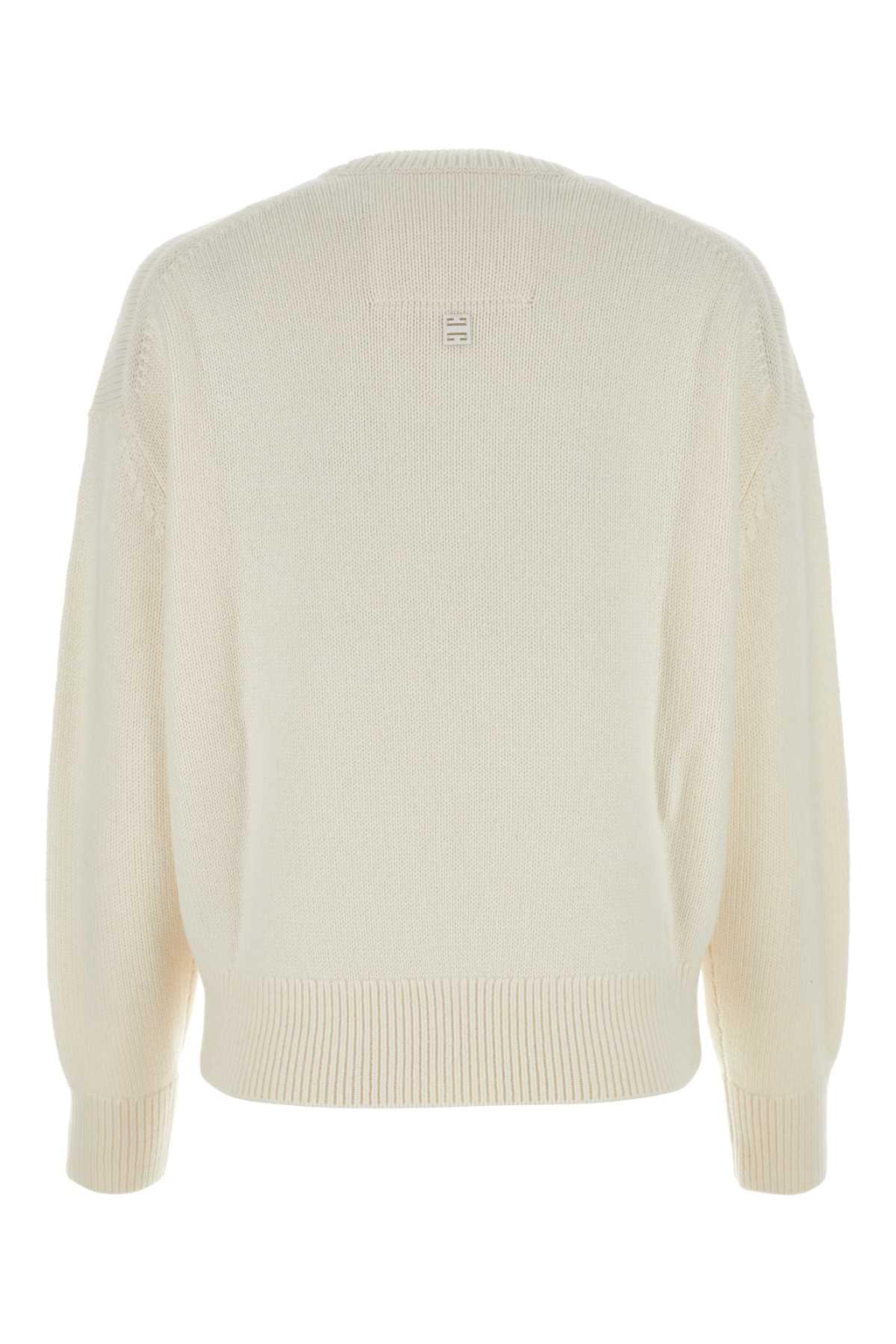 Givenchy Women Ivory Cashmere Sweater Luosophy