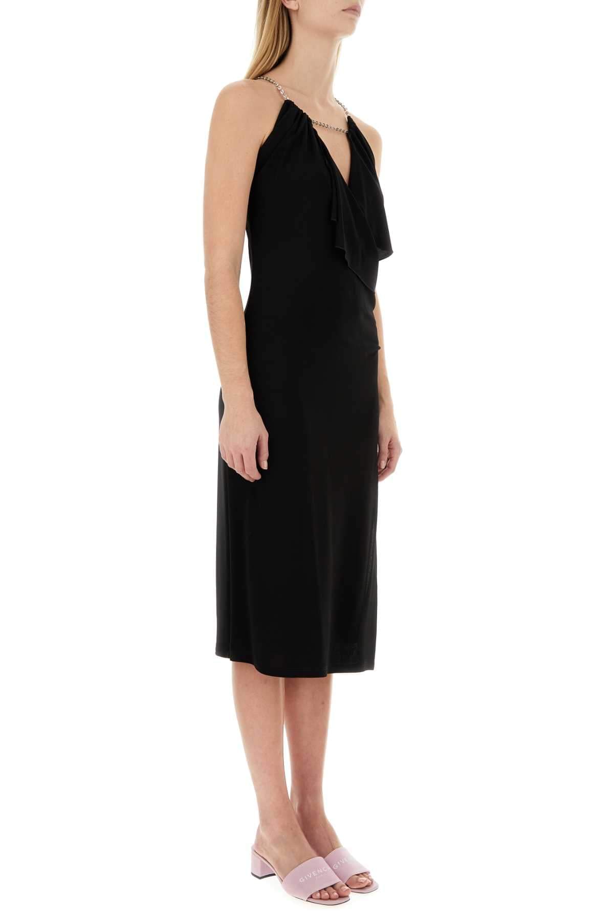 Givenchy Women Black Viscose Dress Luosophy