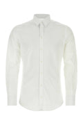 Dolce & Gabbana Men White Stretch Poplin Shirt Luosophy