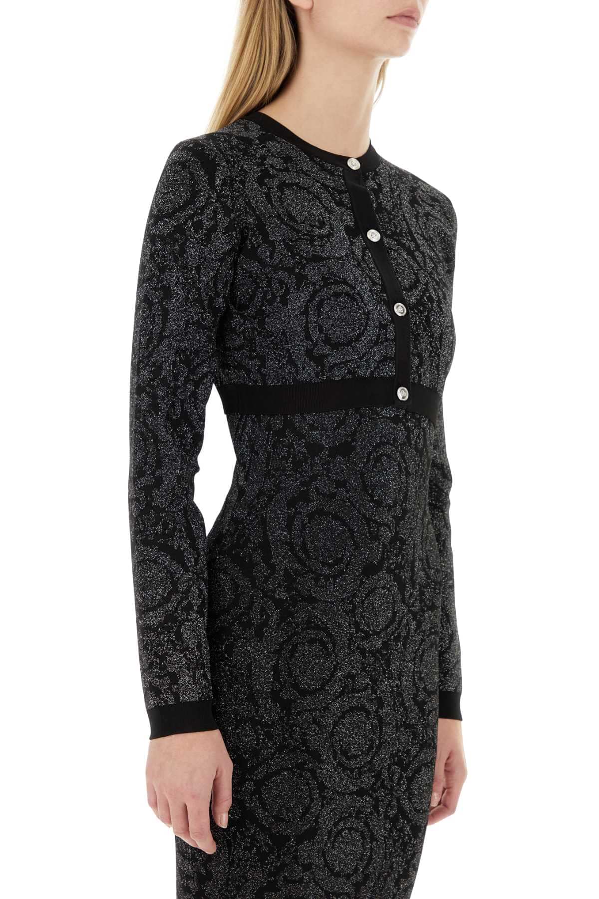 Versace Women Embroidered Stretch Viscose Blend Cardigan Luosophy