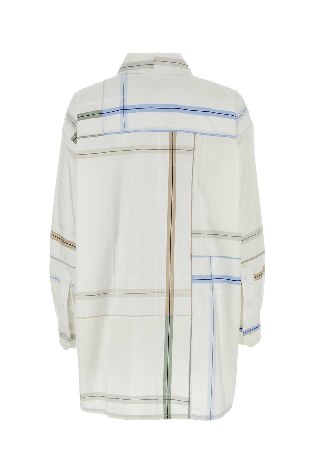 Bottega Veneta Women Embroidered Poplin Shirt
