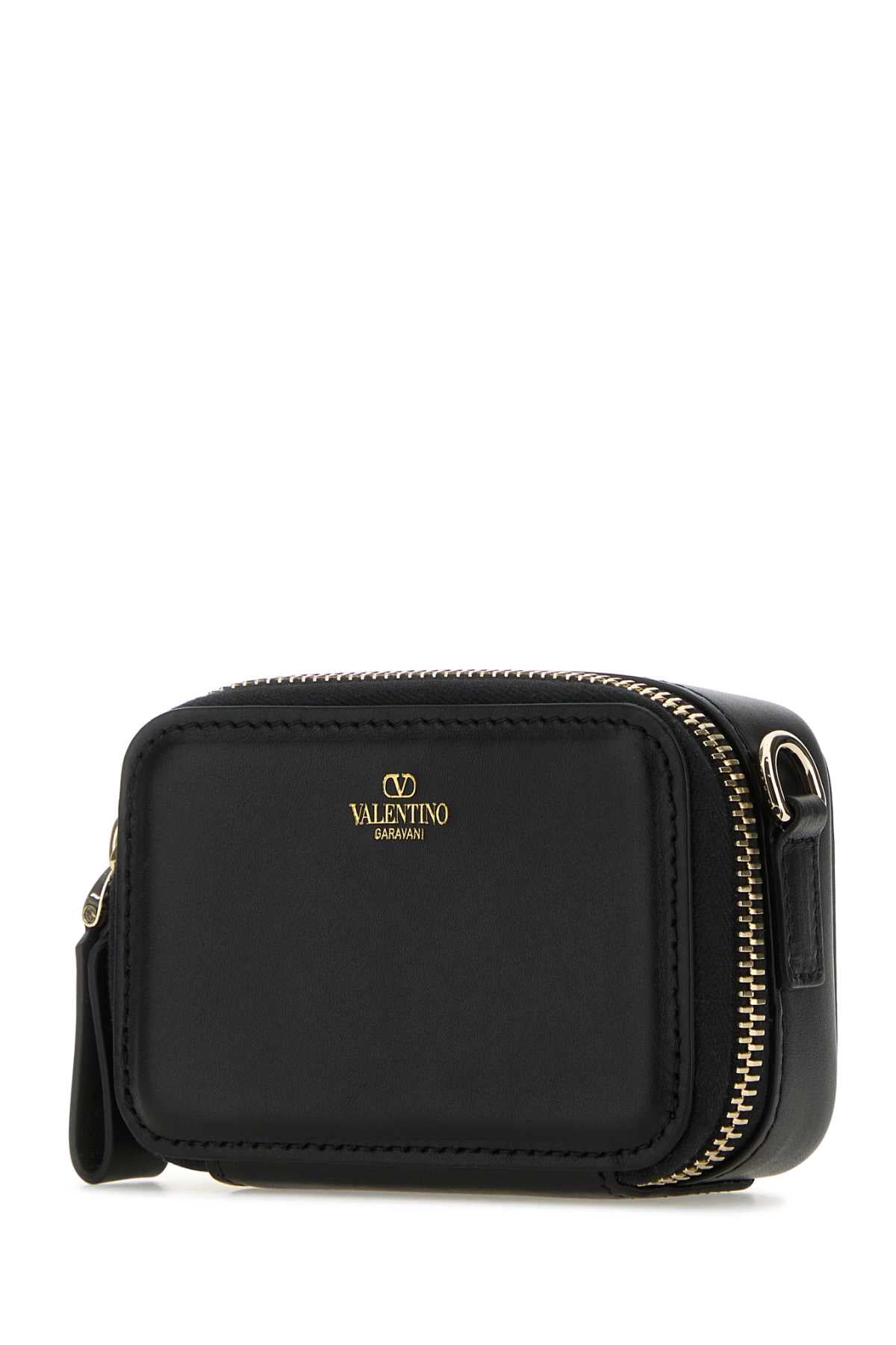 Valentino Garavani Men Black Leather Wallet Luosophy