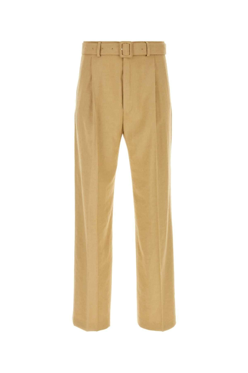 Dries Van Noten Men Camel Viscose Blend Pant Luosophy