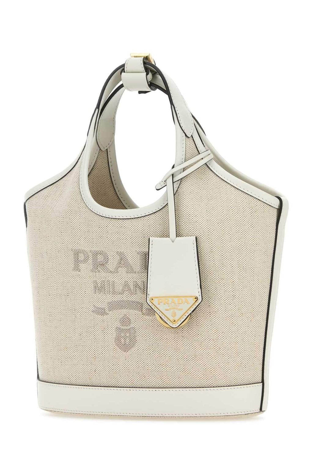 Prada Women Sand Canvas Handbag Luosophy