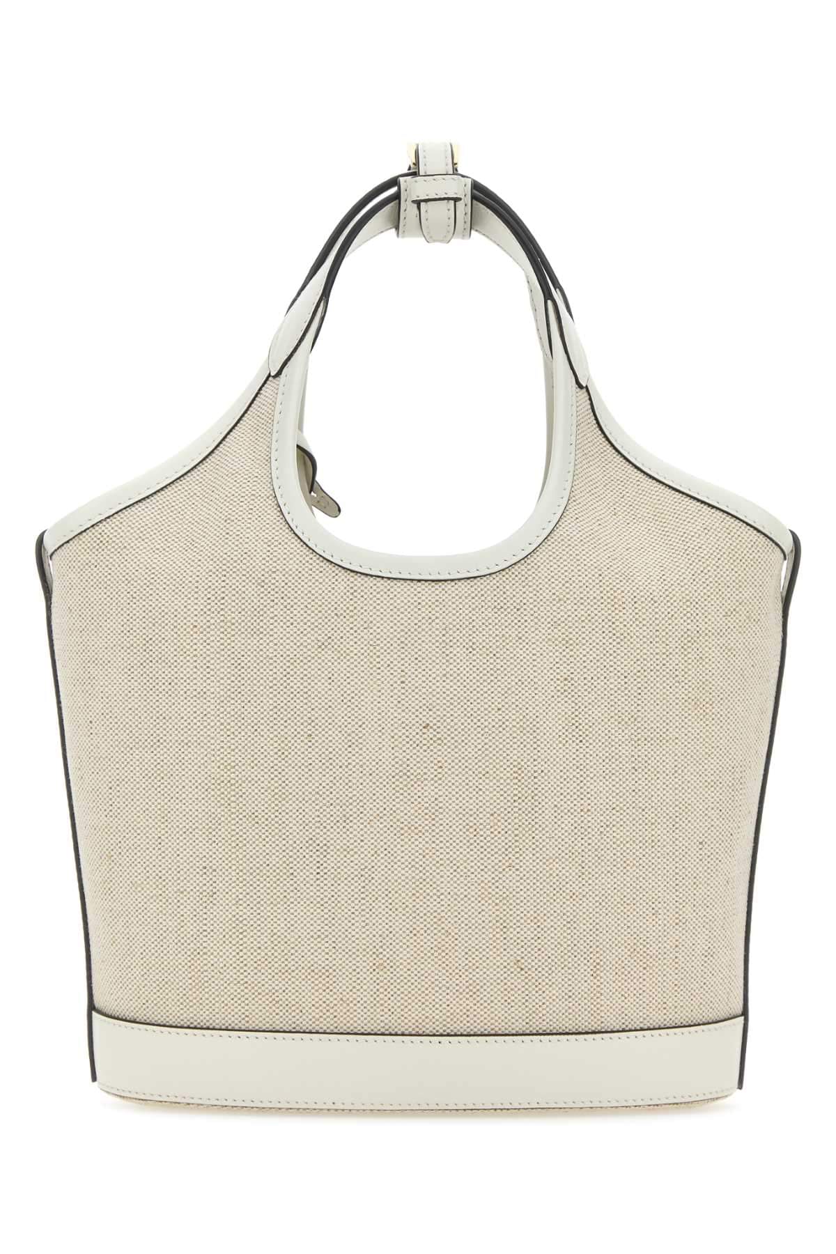 Prada Women Sand Canvas Handbag Luosophy