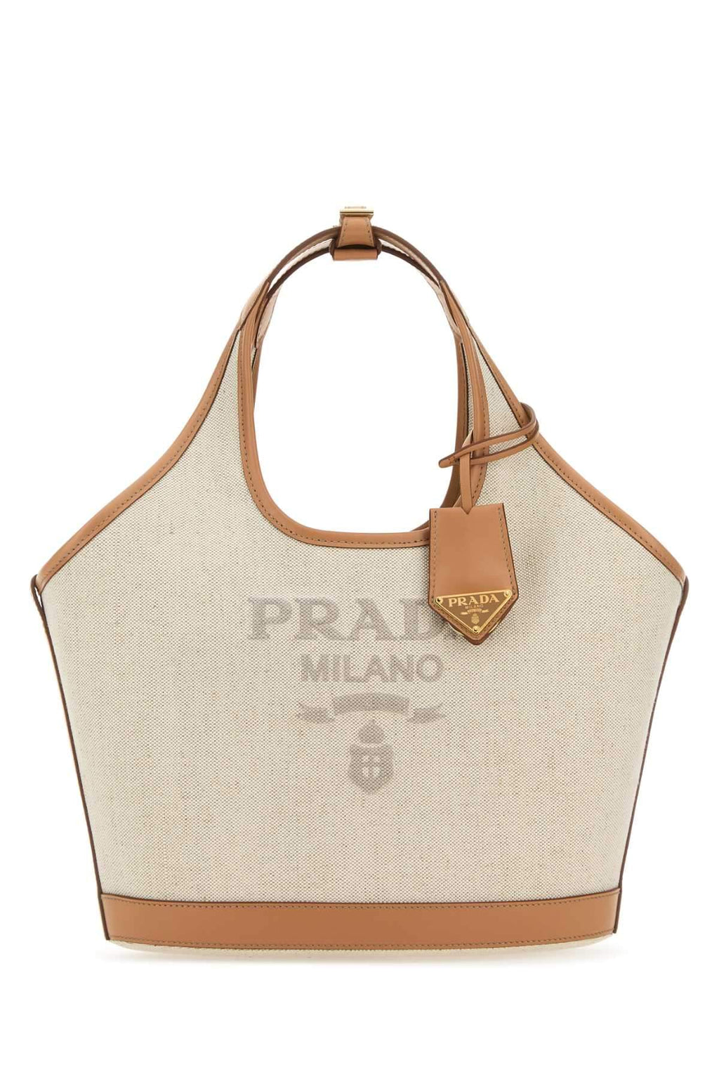 Prada Women Sand Canvas Handbag Luosophy