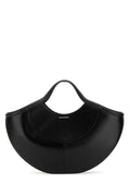 Alexander Mcqueen Women Black Leather The Cove Shopping Bag