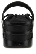 Alexander Mcqueen Women Black Leather The Rise Bucket Bag