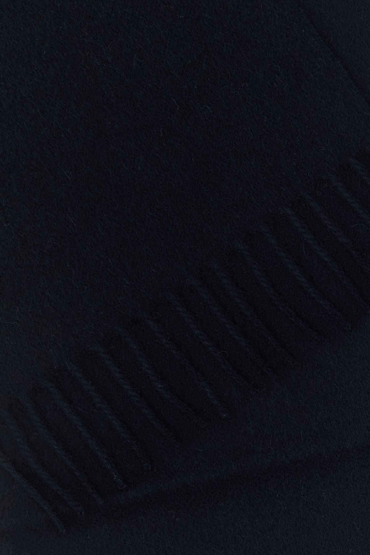 Prada Women Midnight Blue Cashmere Scarf Luosophy