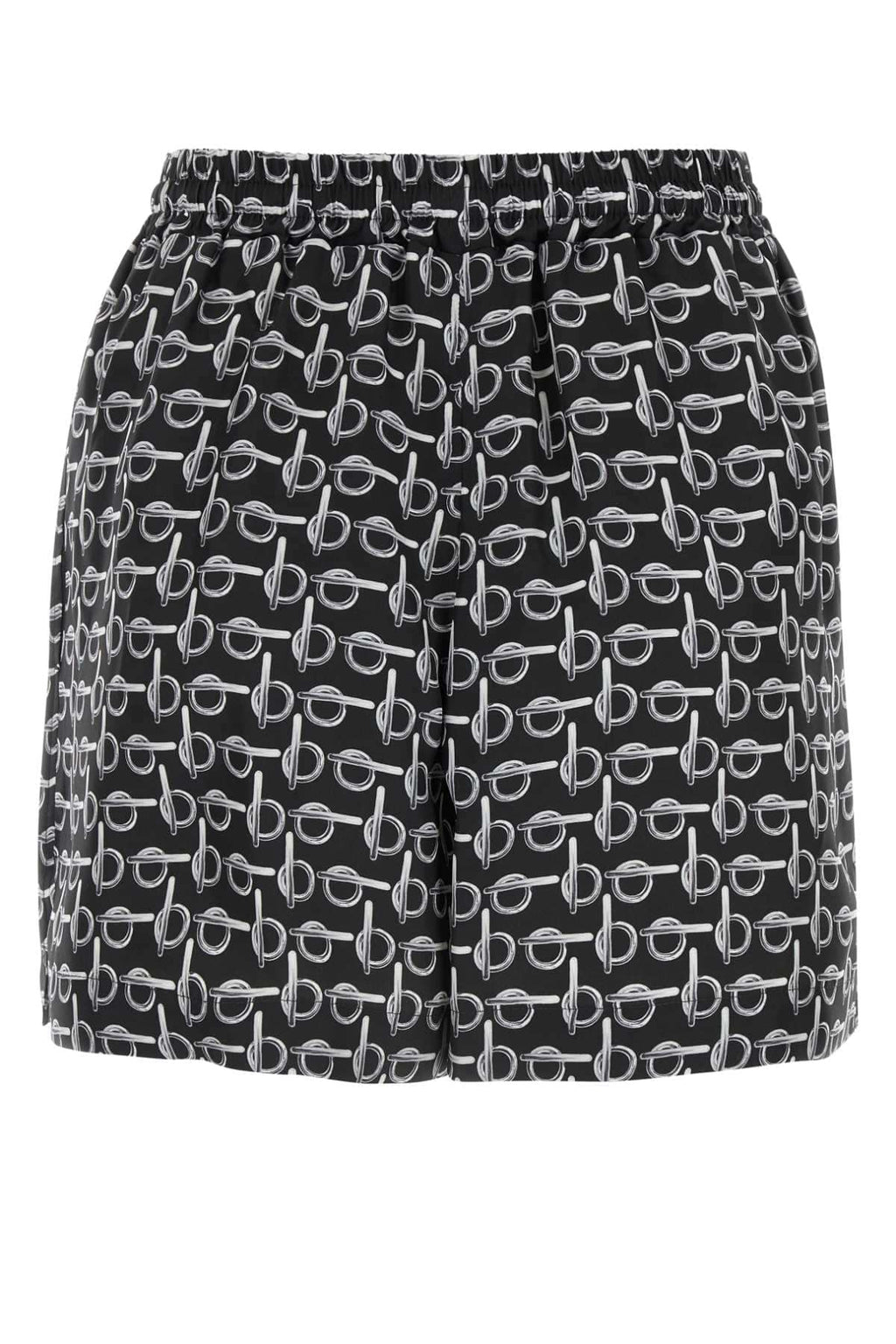 Burberry Women Printed Silk Shorts Luosophy