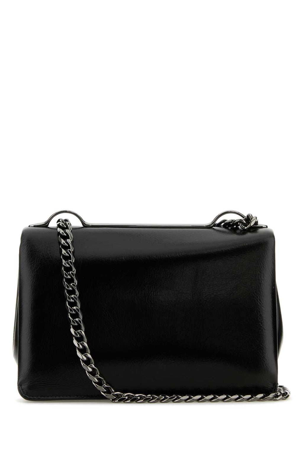 Valentino Garavani Women Black Leather Small Vlogo Shoulder Bag