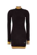 Fendi Women Plum Wool Blend Dress