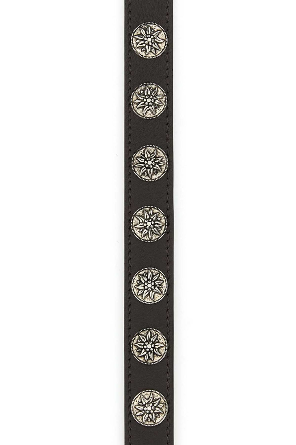 Prada Women Chocolate Leather Belt