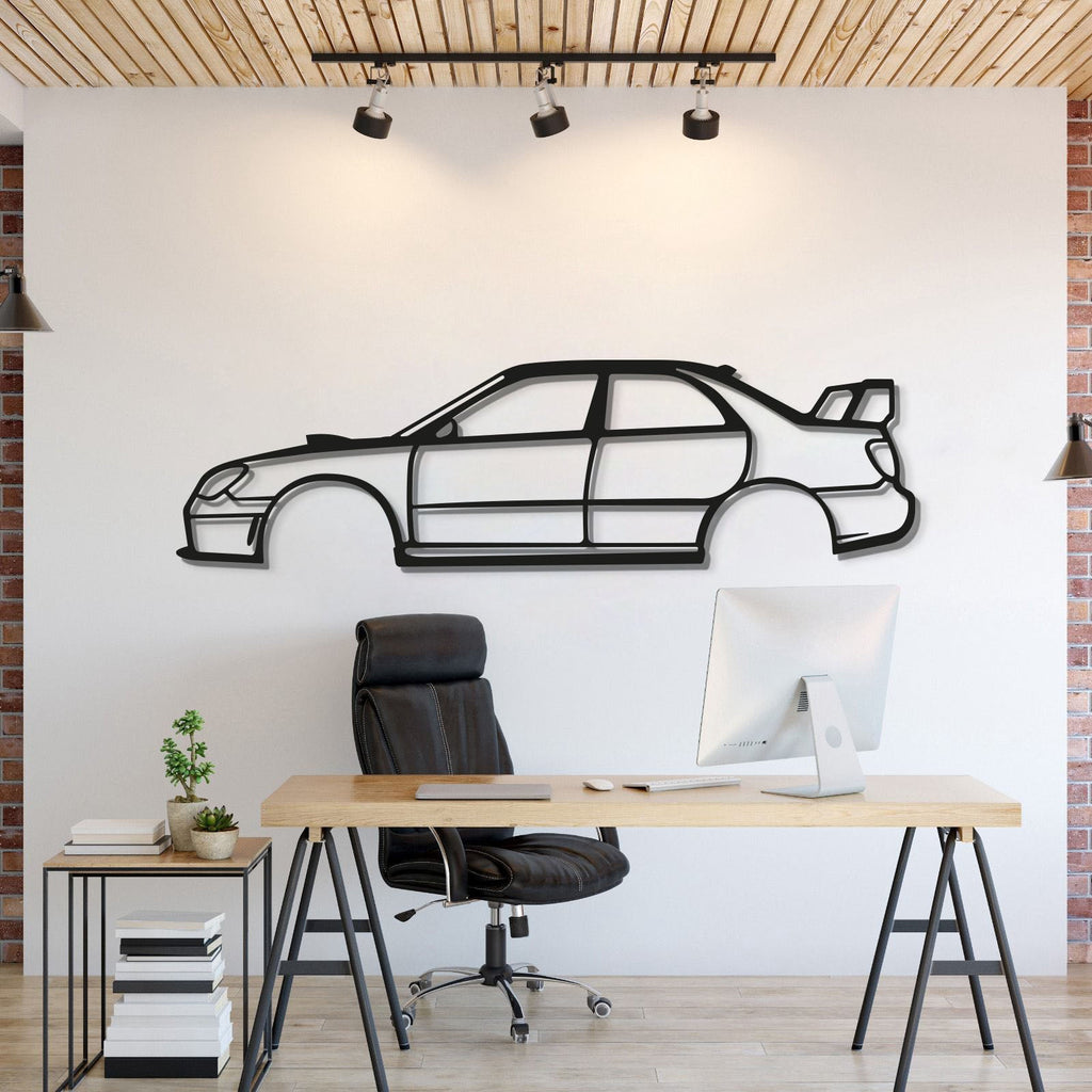 2006 WRX STI Hawkeye Metal Car Wall Art - MT0338
