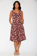 20125 Heart Angel Swing Dress in Black